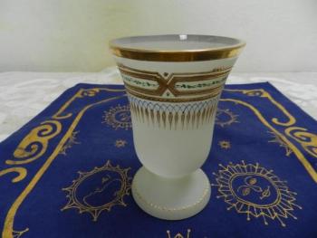 Malovaná zlacená sklenice - Čechy Malovaná zlacená sklenice - Čechy